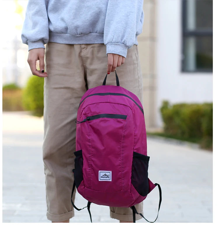 Sac à Dos Pliable 18L Ultra-Léger – Sac de Voyage, Randonnée, Cyclisme et Escalade - BLACKBEARD OUTDOOR INDUSTRIES