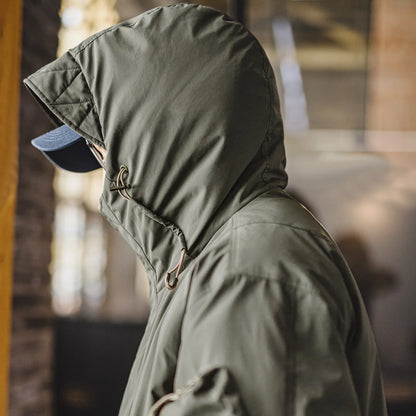 Parka M-51 homme en duvet de canard, coupe fishtail