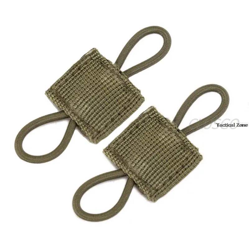 Lot de 2 Attaches Tactiques MOLLE – Fixation Élastique pour Câbles, Antennes, PTT et Accessoires - BLACKBEARD OUTDOOR INDUSTRIES