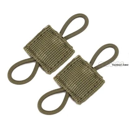Lot de 2 Attaches Tactiques MOLLE – Fixation Élastique pour Câbles, Antennes, PTT et Accessoires - BLACKBEARD OUTDOOR INDUSTRIES