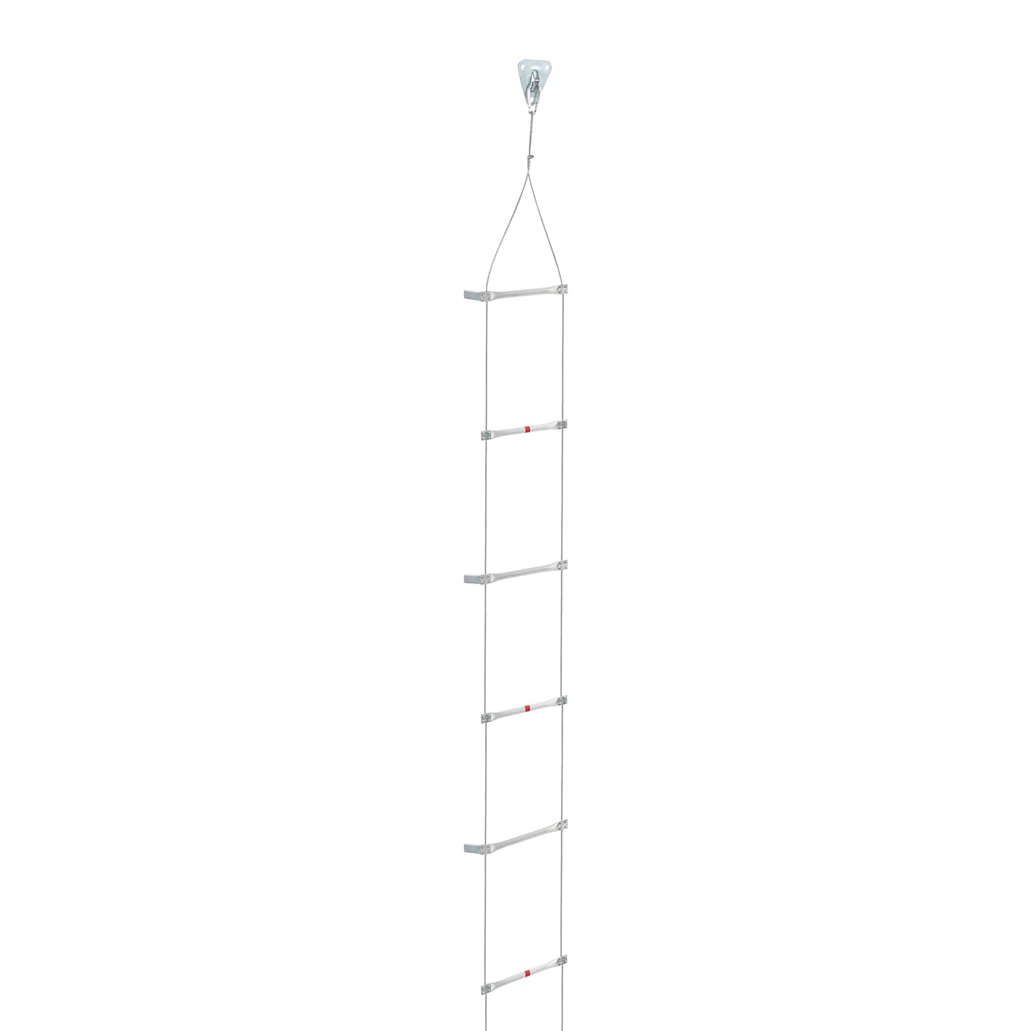 Échelle de Secours Incendie 10 m – Acier & Aluminium, 200 kg, Crochets, 3e Étage