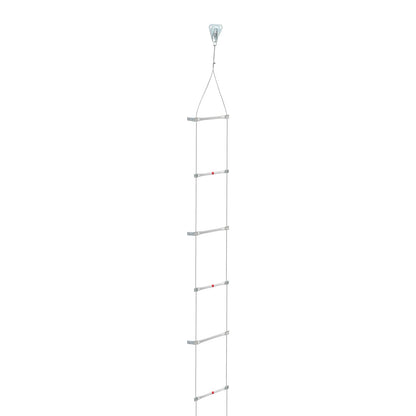 Échelle de Secours Incendie 10 m – Acier & Aluminium, 200 kg, Crochets, 3e Étage