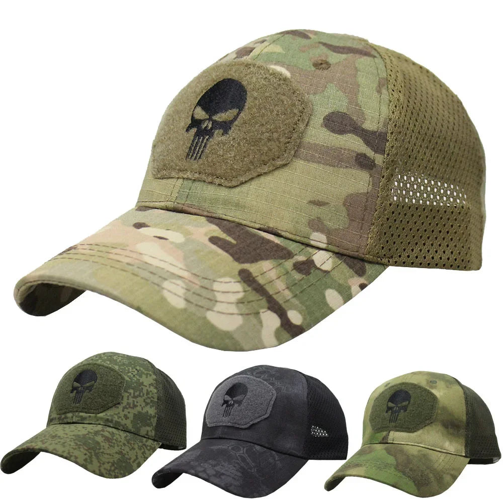 Casquette Tactique Camouflage Mesh – Forces Spéciales Respirante Unisexe | 11 Coloris - BLACKBEARD OUTDOOR INDUSTRIES