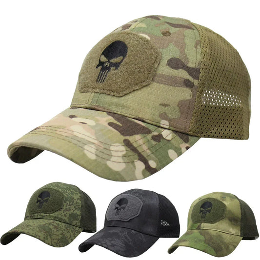 Casquette Tactique Camouflage Mesh – Forces Spéciales Respirante Unisexe | 11 Coloris - BLACKBEARD OUTDOOR INDUSTRIES