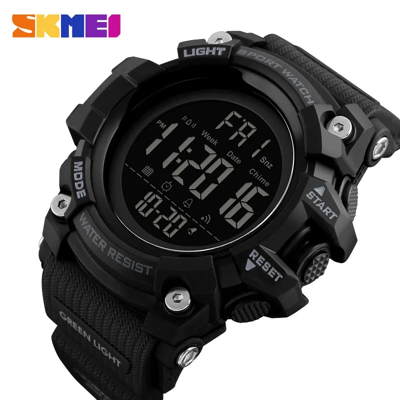 Montre Digitale Sport Homme SKMEI 1384 – Résistante et Multifonction - BLACKBEARD OUTDOOR INDUSTRIES