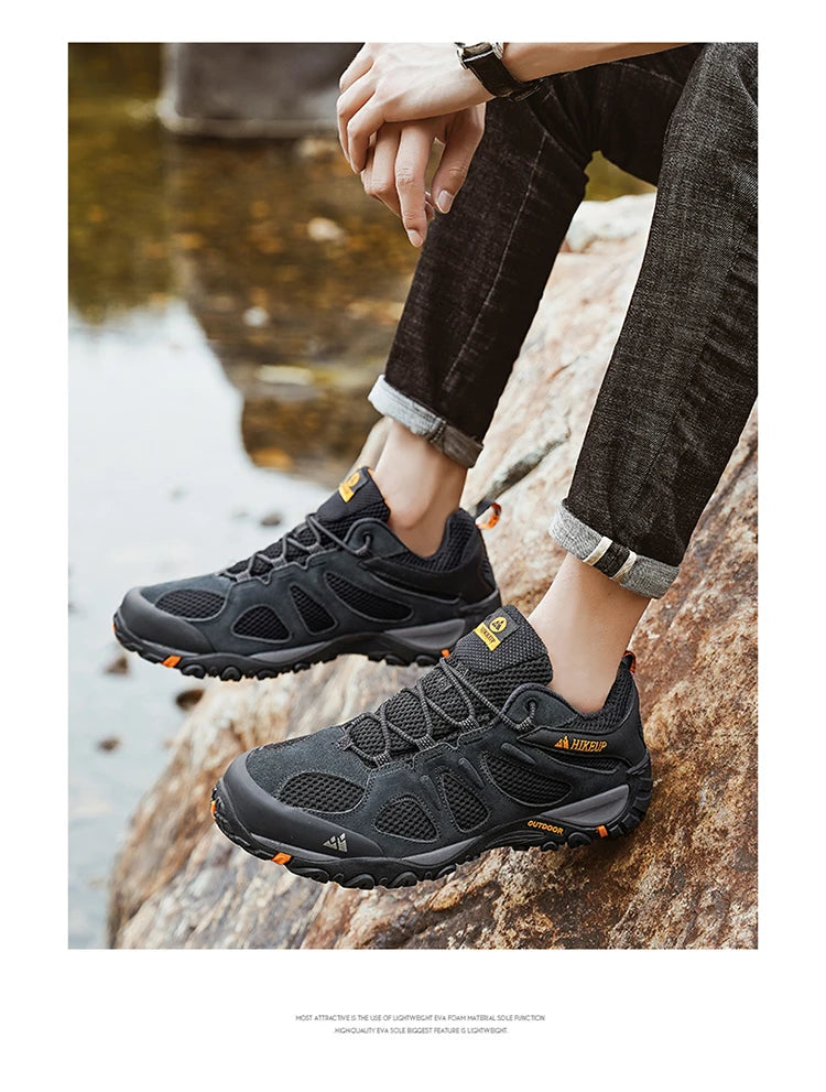Chaussures de Randonnée Homme HIKEUP – Respirantes, Antidérapantes, Splashproof – Trekking, Chasse, Escalade - BLACKBEARD OUTDOOR INDUSTRIES