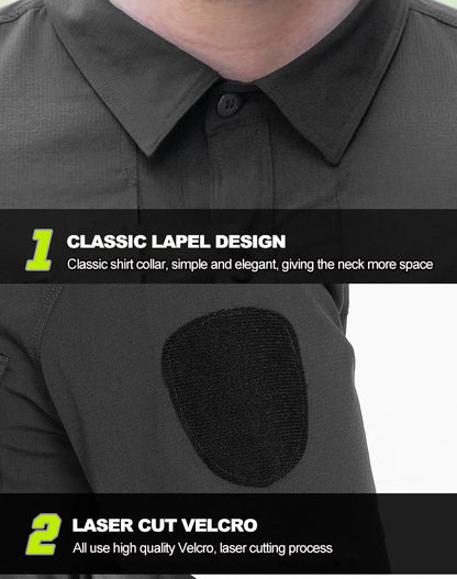 Tenue de Garde Sécuritaire - Uniforme Police en Tissu à Séchage Rapide, Costume de Travail Noir/Bleu pour Homme - BLACKBEARD OUTDOOR INDUSTRIES