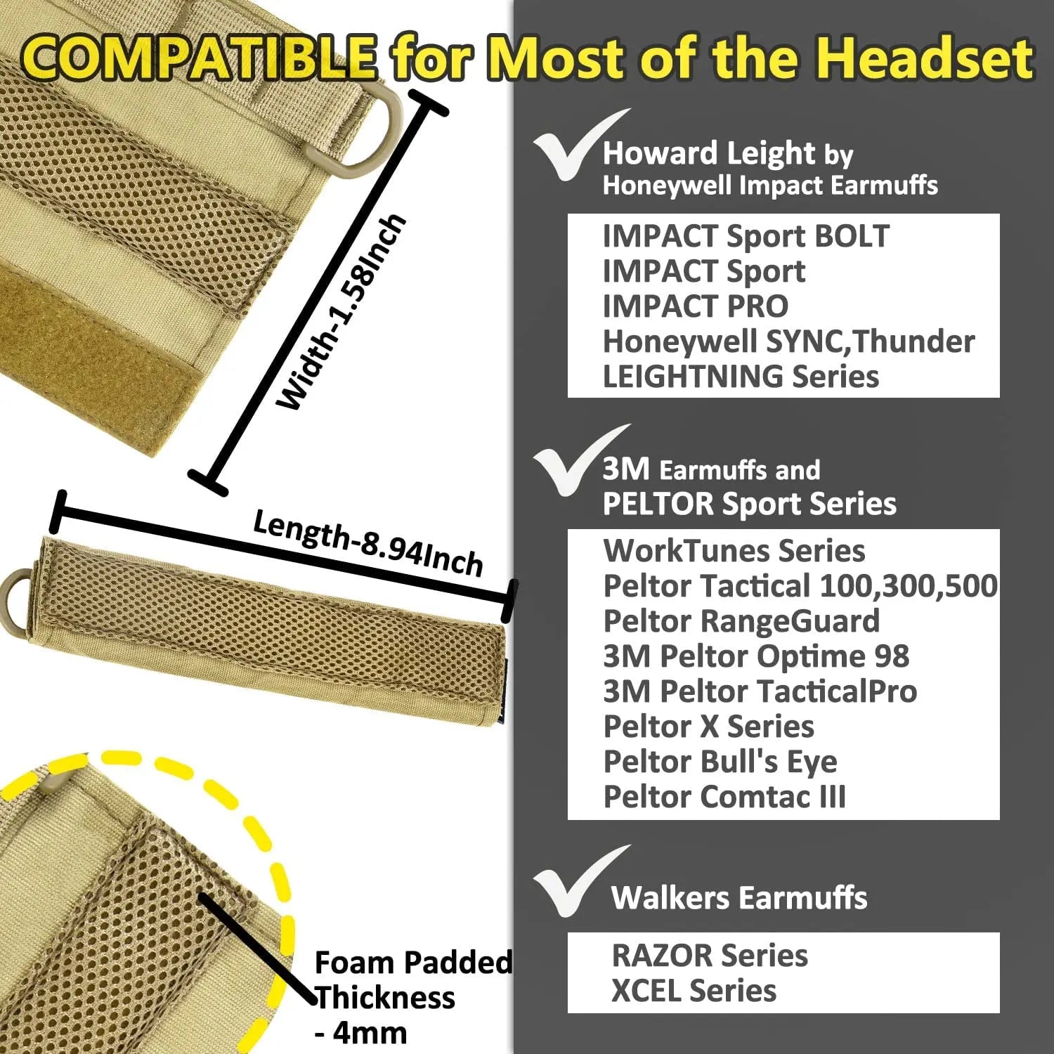 Couvre-Casque Tactique ZOHAN – Protection Avancée pour Casque Modulable BLACKBEARD OUTDOOR INDUSTRIES