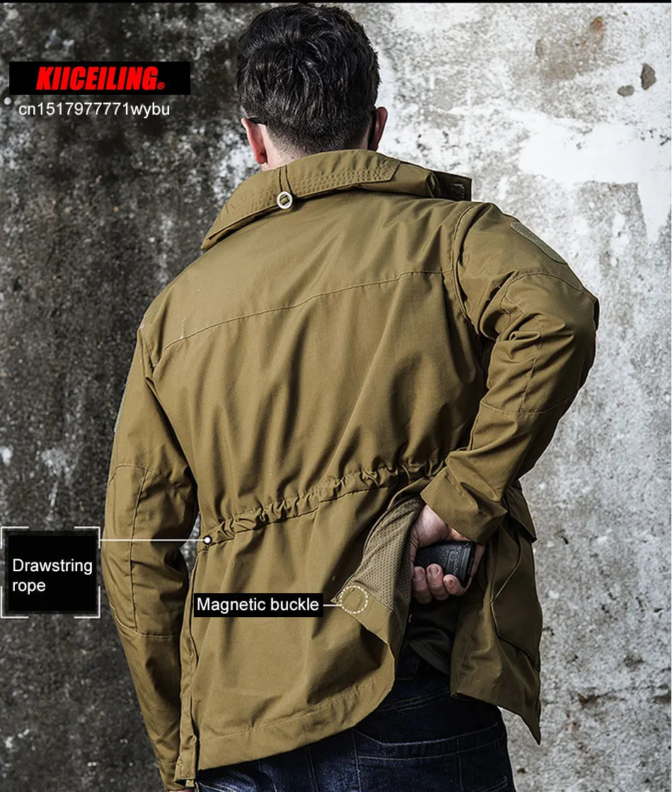Veste Tactique M65 Multicam – KIICEILING Imperméable, Coupe-Vent, Camouflage Militaire | Hommes & Femmes - BLACKBEARD OUTDOOR INDUSTRIES