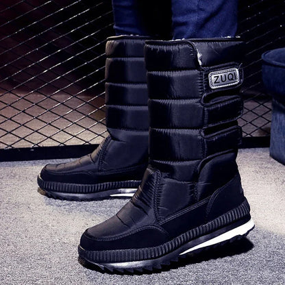 Bottes d'hiver fourrées à plateforme, modèle 686
