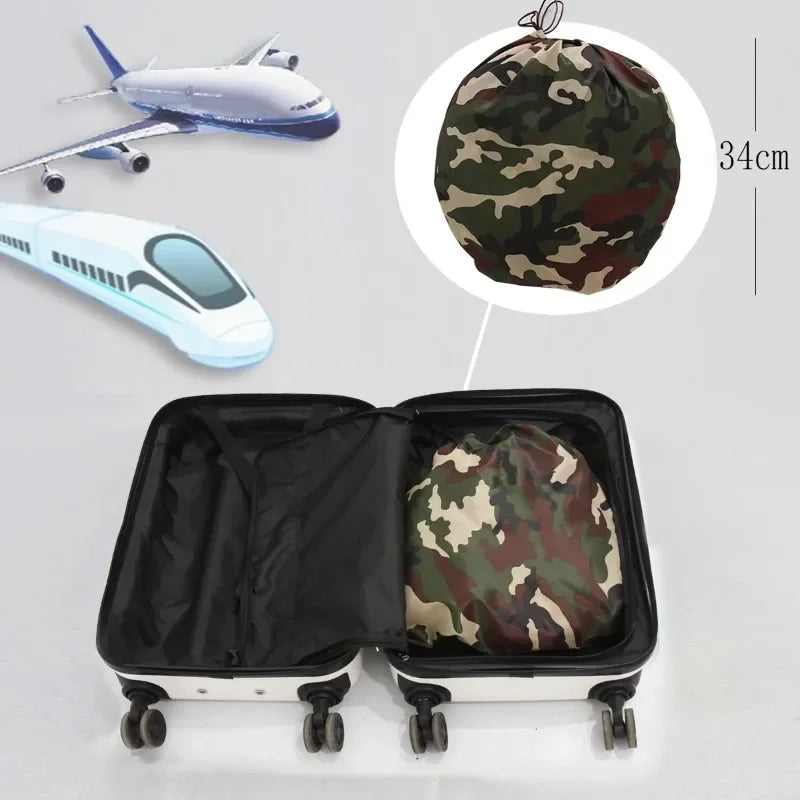 Moustiquaire de camping pliable à ouverture automatique – Fond camouflage