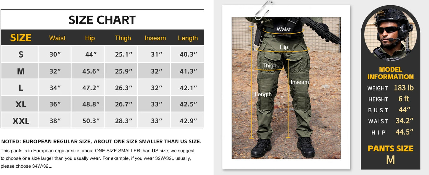 Pantalon Tactique Homme IDOGEAR G5 Heavy-Duty Combat Pants - BLACKBEARD OUTDOOR INDUSTRIES