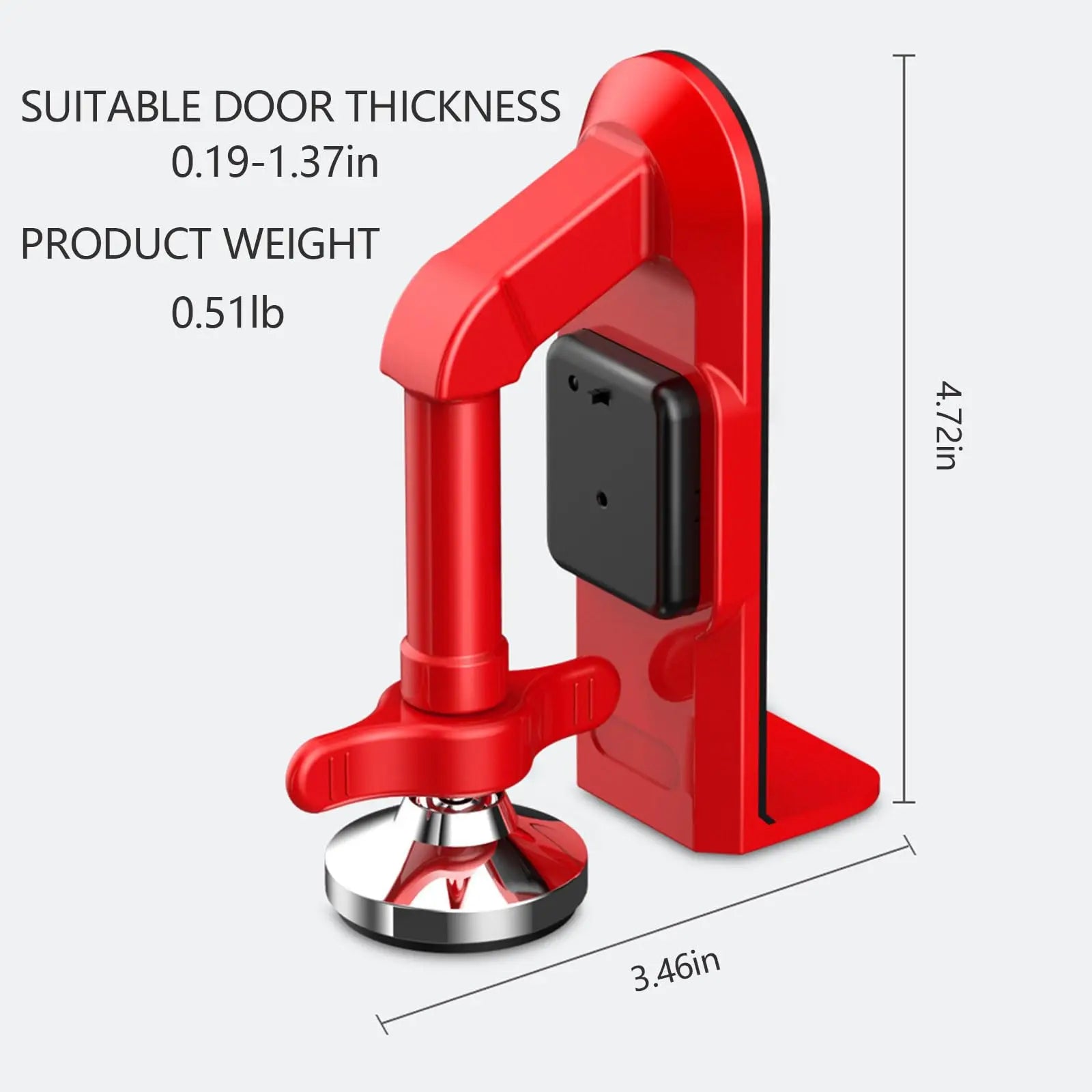 Alarme Cale-Porte de Sécurité Portable 120dB – Protection Anti-Intrusion Voyage & Maison - BLACKBEARD OUTDOOR INDUSTRIES