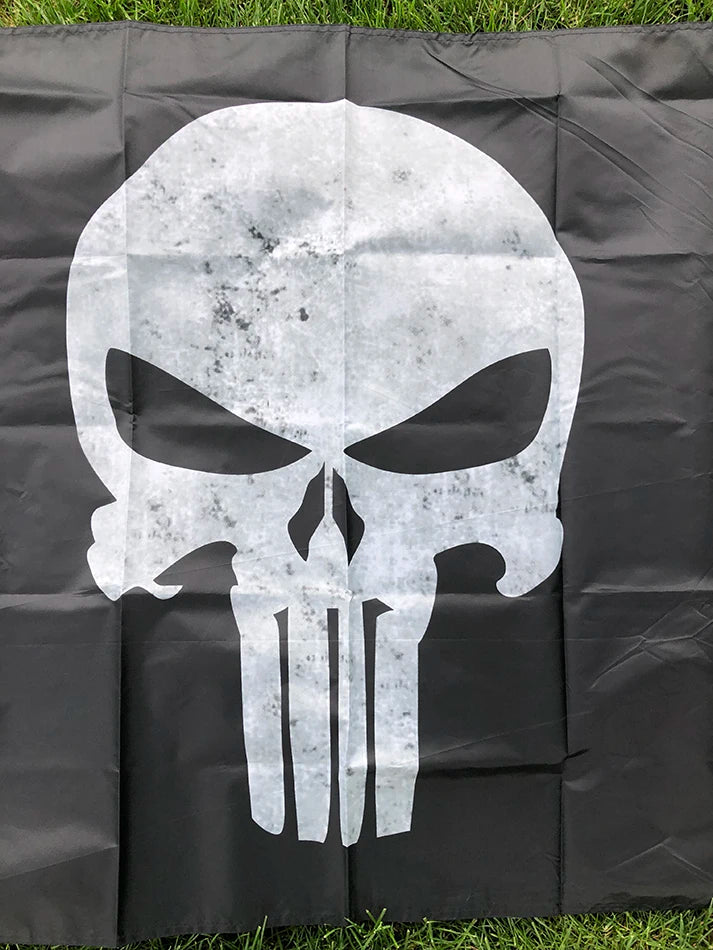 Drapeau Punisher - Taille 90x150 cm BLACKBEARD OUTDOOR INDUSTRIES