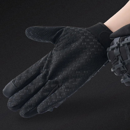 Gants Tactiques Plein Doigt TPR – Protection Articulations, Écran Tactile | Moto, Airsoft, Cyclisme