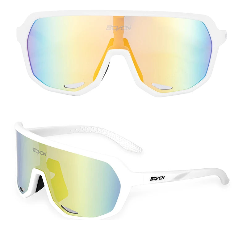 Lunettes de Vélo SCVCN UV400 - Lunettes de Sport pour Homme et Femme, Protection UV - BLACKBEARD OUTDOOR INDUSTRIES