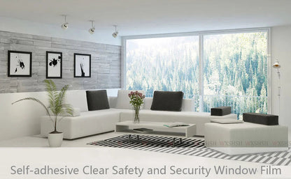 Film de Sécurité Transparent pour Fenêtres – Film Anti-Éclats et Tempéré BLACKBEARD OUTDOOR INDUSTRIES