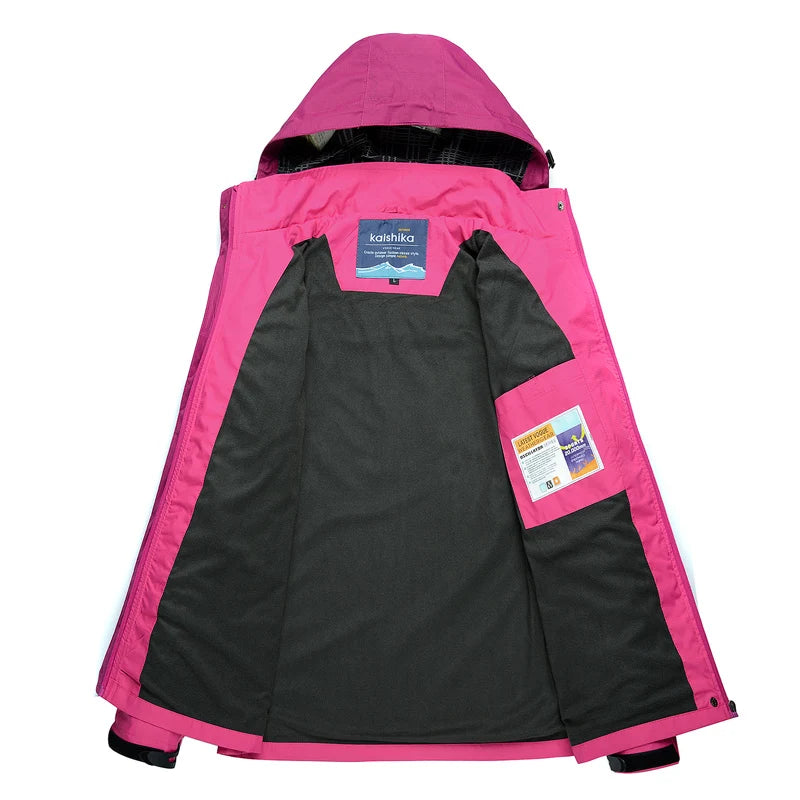 Veste Imperméable Femme Coupe-Vent à Capuche – Légère & Respirante pour Randonnée & Outdoor - BLACKBEARD OUTDOOR INDUSTRIES
