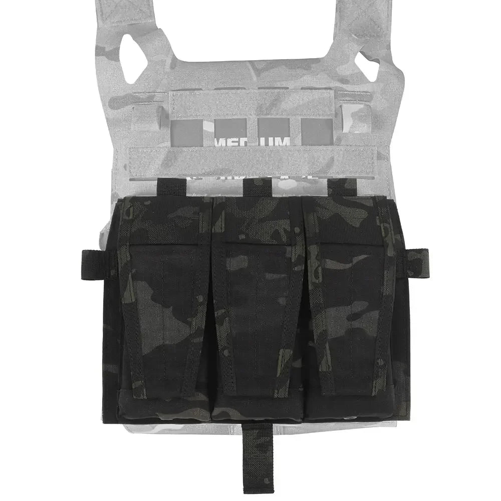 Organiseur MOLLE Multi-Mag Chest Rig Panel – Poche Rapide 3 Emplacements pour Chargeurs Ma boutique