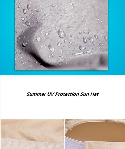 Chapeau de Protection UV d'Été – Casquette Anti-UV avec Protection du Cou et du Visage, Pliable, Séchage Rapide, Imperméable, Idéale pour Randonnée, Pêche et Activités Outdoor - BLACKBEARD OUTDOOR INDUSTRIES