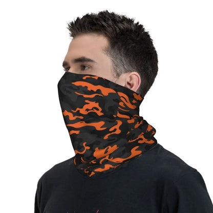 Tiger Stripe Camo – Bandeau Tour de Cou Hiver Multifonction pour Hommes et Femmes | Parfait pour Randonnée, Cyclisme, Sports Outdoor et Usage Quotidien - BLACKBEARD OUTDOOR INDUSTRIES