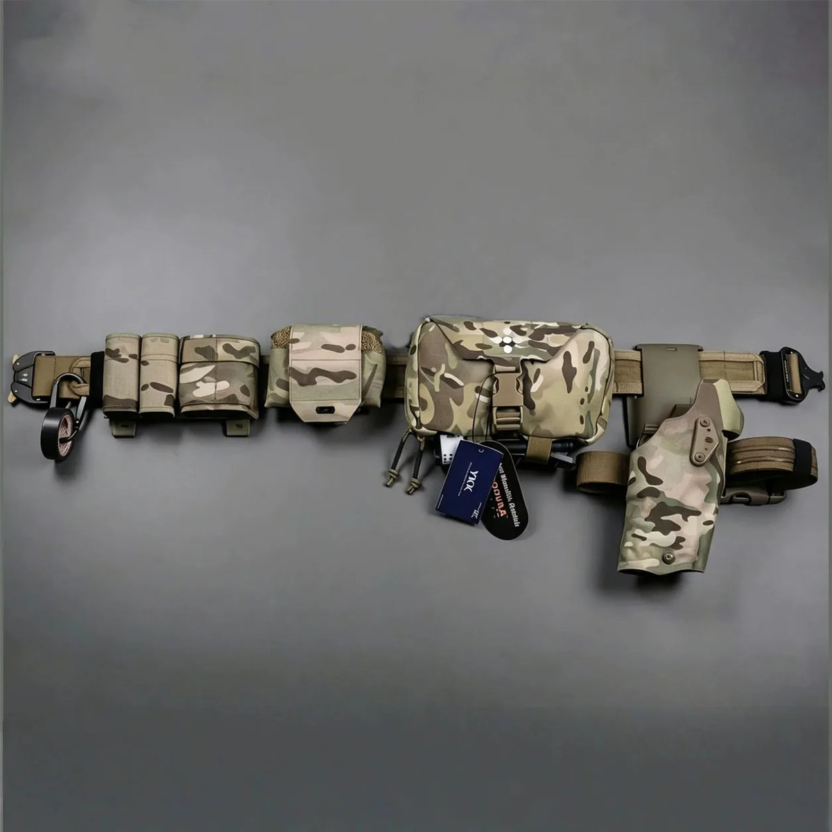 Ceinturon Tactique MOLLE Décrochage Rapide - Holster et Sangle de Cuisse