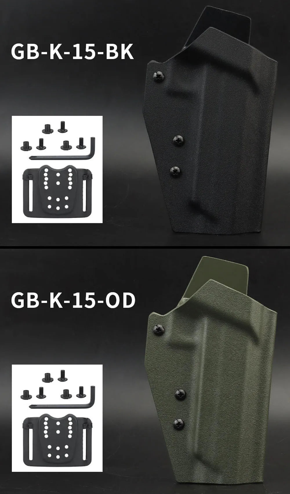 Holster Tactique kydex pour Pistolet –  Compatible TTI 2011 COMBAT MASTER – - BLACKBEARD OUTDOOR INDUSTRIES