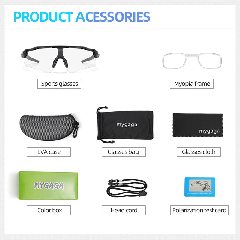 Lunettes de Cyclisme Polarisées Photochromiques M301 — Performance et Protection Totales pour les Passionnés de Plein Air - BLACKBEARD OUTDOOR INDUSTRIES