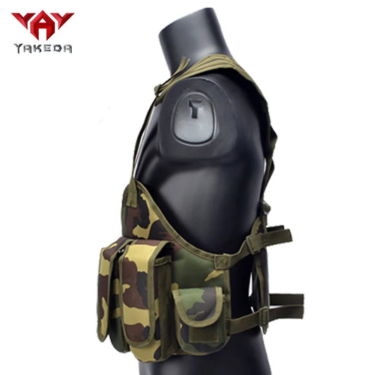 Gilet tactique léger YAKEDA camouflage pour entraînement multifonction en extérieur - BLACKBEARD OUTDOOR INDUSTRIES