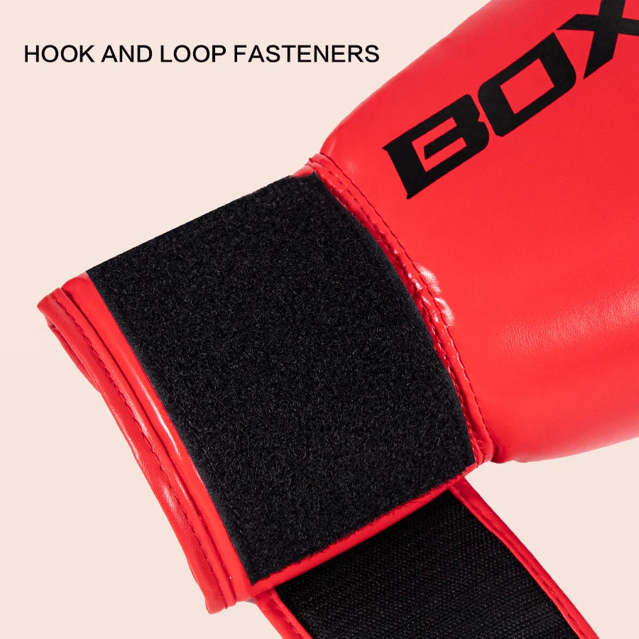 Gants de Boxe Adulte Cuir PU – Entraînement, Compétition, MMA, Sac de Frappe | 4 à 12 oz | 7 Coloris - BLACKBEARD OUTDOOR INDUSTRIES