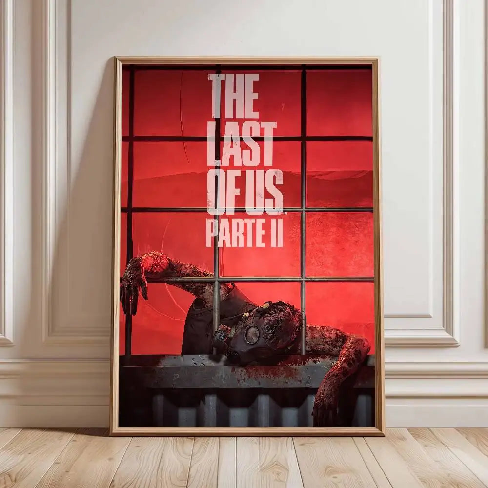 Poster The Last of Us Autocollant Imperméable – Décoration Murale Gaming | Style Esthétique, Sans Cadre | 10x15 à 50x70 cm