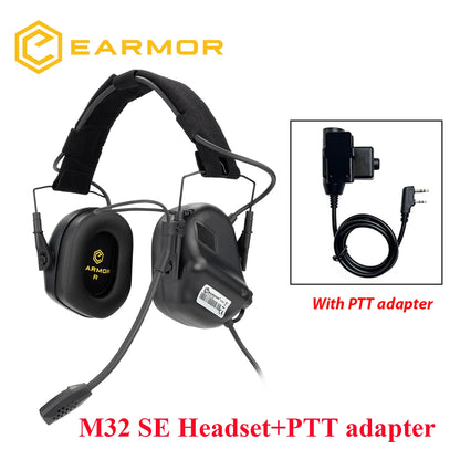 EARMOR M32 SE / MOD4 – Casque Électronique Tactique Anti-Bruit - BLACKBEARD OUTDOOR INDUSTRIES