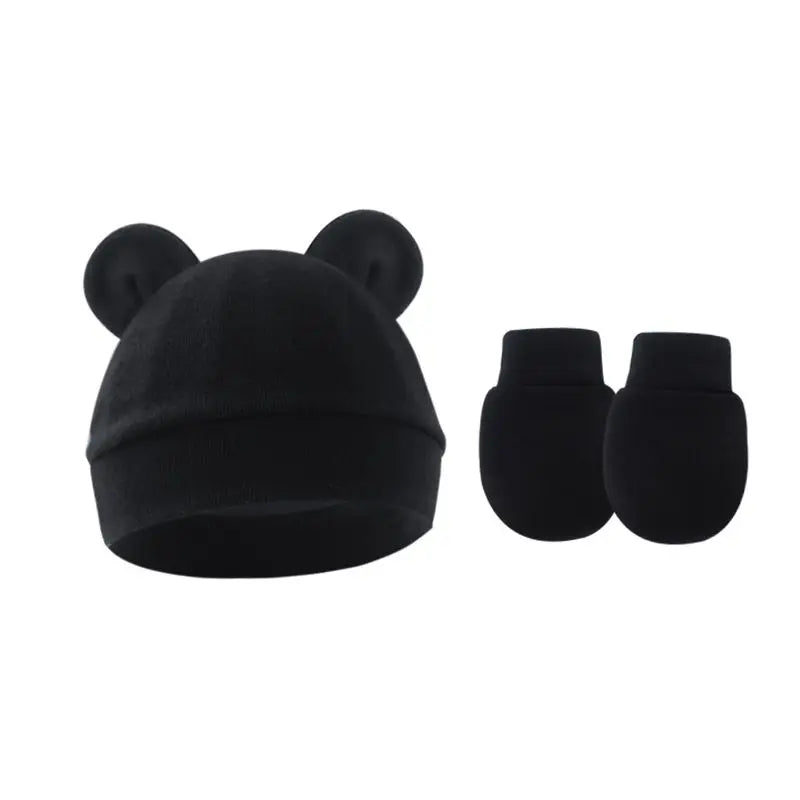ensemble bonnet et gant coton pour enfants 1/3ans Ma boutique