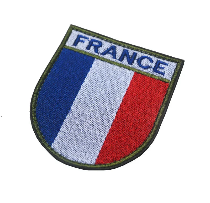 Patch Drapeau France IR Réfléchissant – Badge Tactique Brodé pour Casquette, Sac, Brassard - BLACKBEARD OUTDOOR INDUSTRIES