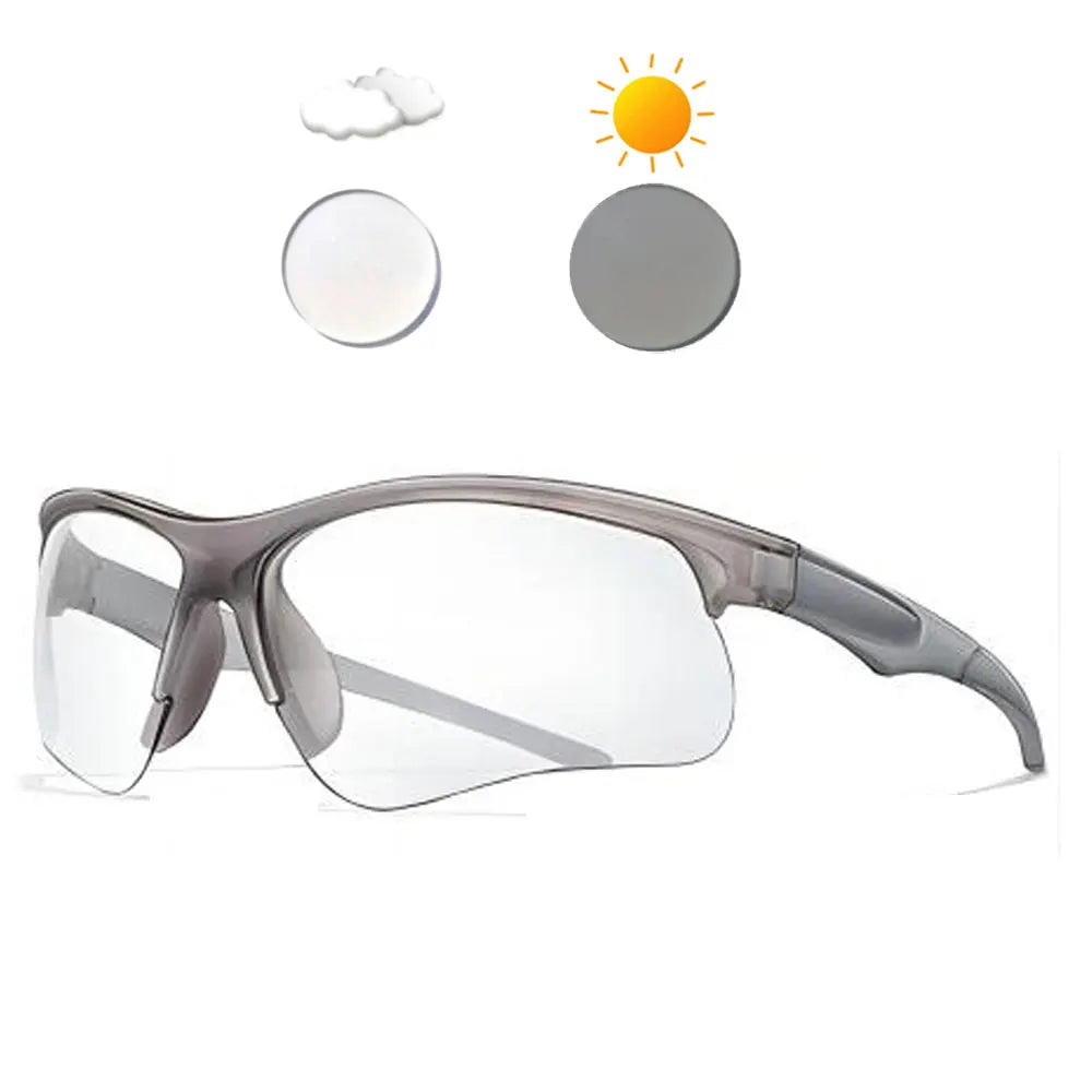 OMEKOL Lunettes Photochromiques Cyclisme – VTT, Running & Outdoor
