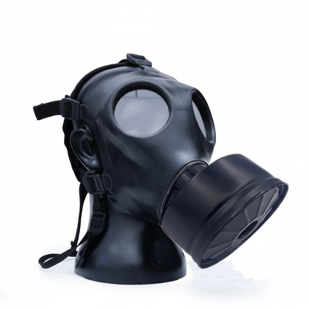 Masque à Gaz HG-700 Silicone Noir – Respirateur Tactique Multiusage avec Filtre