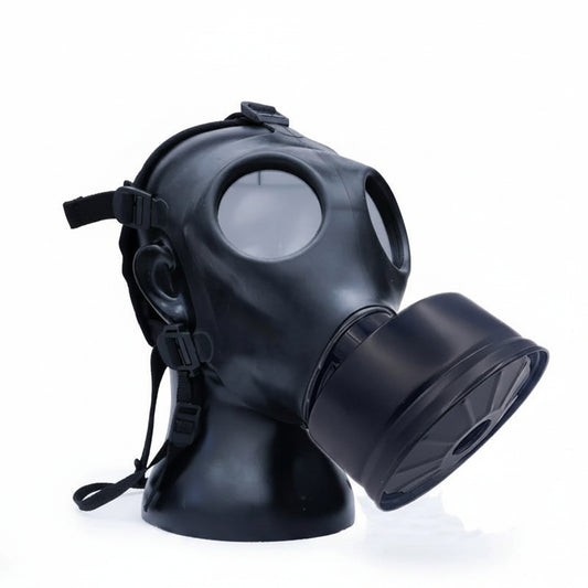 Masque à Gaz HG-700 Silicone Noir – Respirateur Tactique Multiusage avec Filtre