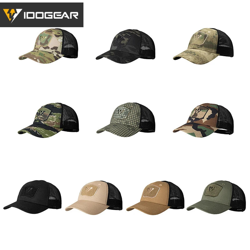 Casquette tactique IDOGEAR 3621 respirante mesh été - BLACKBEARD OUTDOOR INDUSTRIES