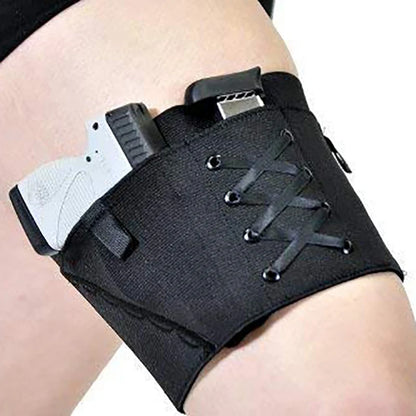Holster de Cuisse Femme – Antidérapant, Ajustable, 6 Crochets – Chasse & Outdoor