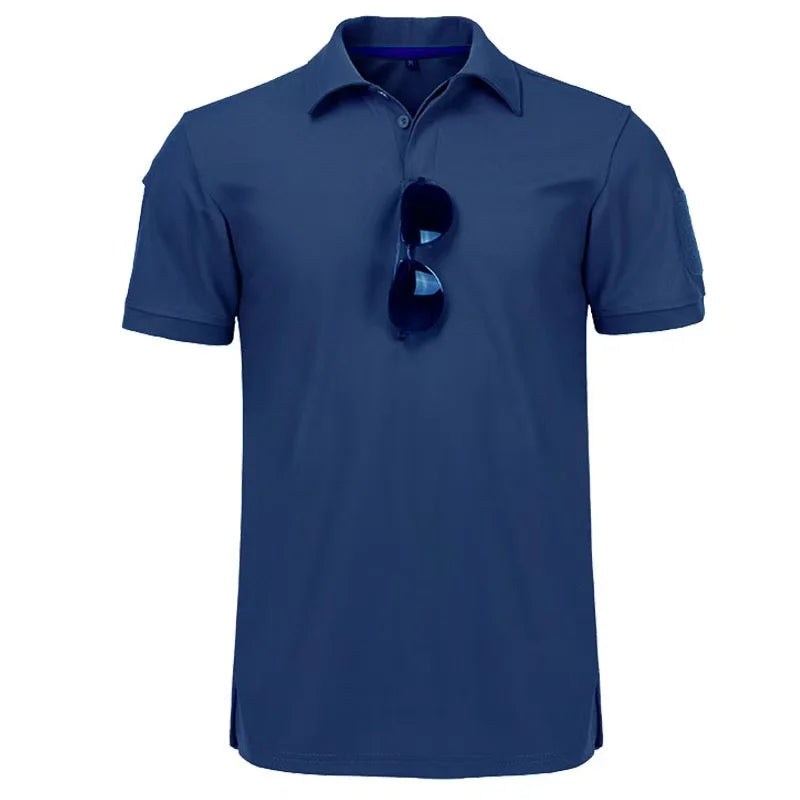 Polo Tactique Homme – T-shirt Respirant, Séchage Rapide, Idéal pour l'Été, Randonnée, Escalade et Loisirs en Plein Air - BLACKBEARD OUTDOOR INDUSTRIES