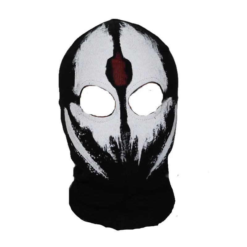 Cagoule Balaclava 100% Coton Ghost Skull – Masque Intégral Visage & Cou – Ski, Vélo, Airsoft – 26 Coloris