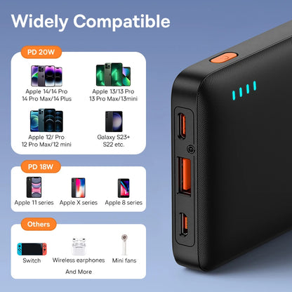 Baseus Airpow Power Bank 10000mAh / 20000mAh – Charge Rapide 20W avec Câbles Intégrés - BLACKBEARD OUTDOOR INDUSTRIES