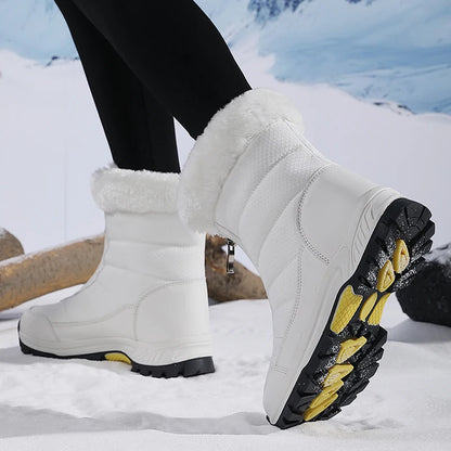 Bottes neige femme doublées fourrure