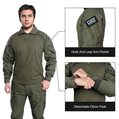 Chemise tactique IDOGEAR G3 combat avec coudières airsoft - BLACKBEARD OUTDOOR INDUSTRIES