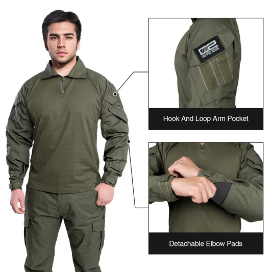 Chemise tactique IDOGEAR G3 combat avec coudières airsoft - BLACKBEARD OUTDOOR INDUSTRIES