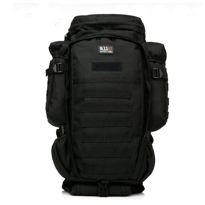 Sac à Dos Tactique WOLF ENEMY 911 MOLLE 60-70L – Double Compartiment Fusil, Nylon Imperméable | Chasse, Randonnée, Militaire | 9 Coloris