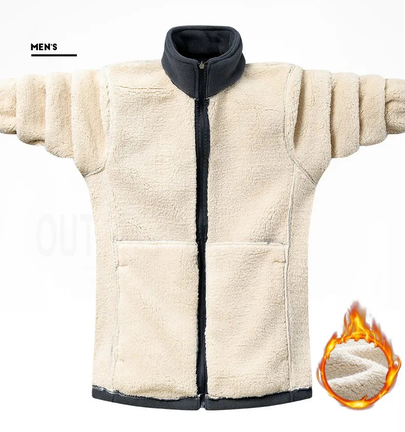 Veste Polaire Plus Size 9XL Hiver - Manteau Doublé Soft Shell pour Homme BLACKBEARD OUTDOOR INDUSTRIES