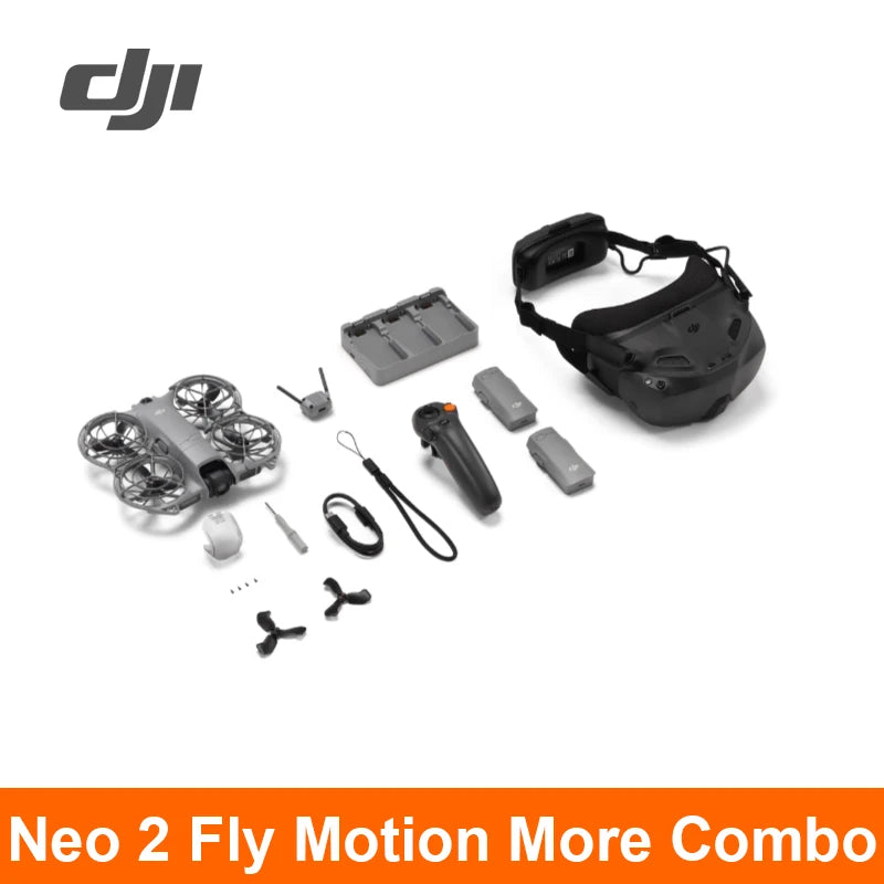DJI Neo 2 – Drone Caméra 4K/60fps | 151 g | Évitement Obstacles | Portée 10 km - BLACKBEARD OUTDOOR INDUSTRIES