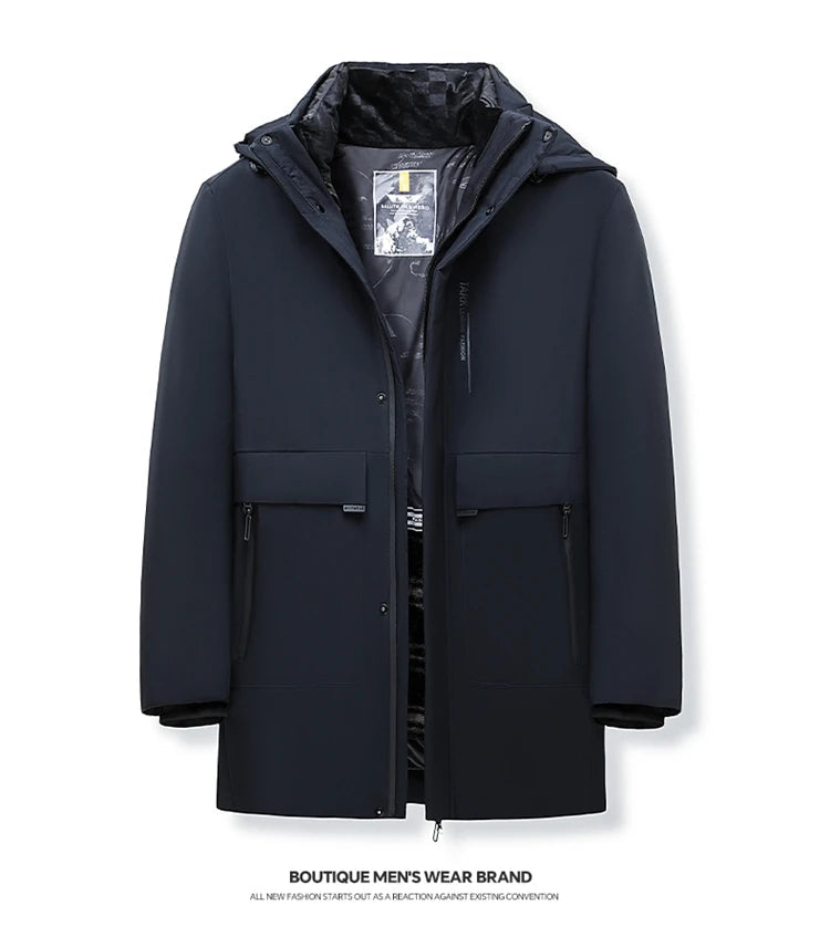 Parka Homme d'Hiver avec Col à Capuche, Résistante à l'Eau et au Vent - Confort et Chaleur -40°C BLACKBEARD OUTDOOR INDUSTRIES