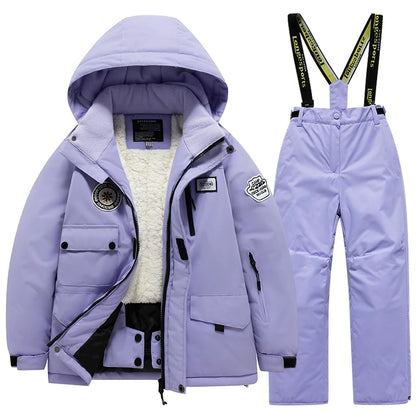 Combinaison de Ski Enfant – Imperméable, Chaude, Coupe-Vent | Garçon & Fille